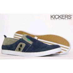 Sepatu Casual Slip On Pria Kicker Prancis Sepatu Resmi Kurja-sepatu santai-sepatu slop-sepatu pria murah