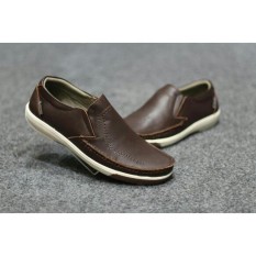 Sepatu Casual Slip On Slop Pria Cevany - Sepatu Kulit Asli - Sepatu Branded