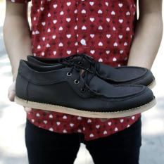 Sepatu Casual Style Terbaru Nyaman Pria Terkini - JOEY FOOTWEAR TOP DAEK - Black