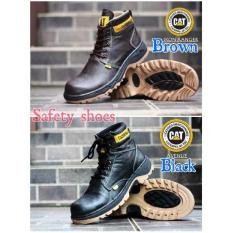 Sepatu Caterpillar Kerja Proyek Lapangan Safety Shoes Ujung Besi Populer Fashion Outdoor