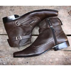 BRODO Sepatu Pantofel Pria -Sepatu Kulit Asli - sepatu formal pria