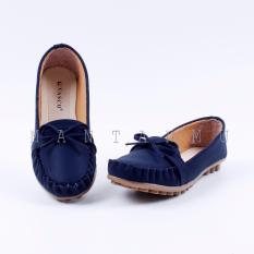 SEPATU CEWEK FLAT SHOES MURAH BY01 - NAVY