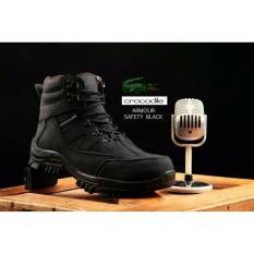 sepatu crocodile armor safety black