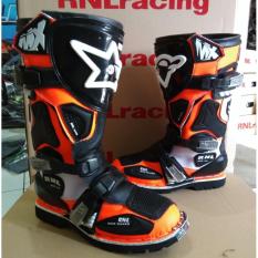 sepatu cross new orange,