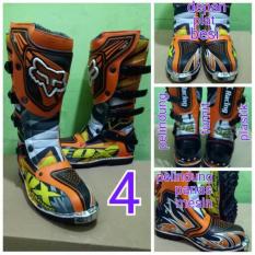 sepatu cross sepatu trail warna orange