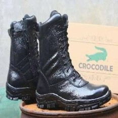 Sepatu Delta Boots Crocodile Safety JAFERI Pdl Kulit Jeruk Pdlg - Hitam / Sepatu Pdl Tni / Sepatu Pdl Delta / Sepatu Pdl Magnum / Sepatu Pdl Polri / Sepatu Pdl Pria / Sepatu Pria Murah / Sepatu / Sepatu Kulit Murah / Sepatu Kerja / Sepatu Kulit Asli Pria