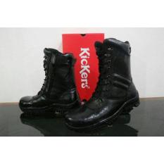 Sepatu Delta Boots Crocodile Safety - Sepatu PDL Crocodile - Sepatu Boots Proyek Polisi Tentara TNI Satpam Kulit Asli Murah Grosir