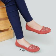 SEPATU FLAT SHOES FLATSHOES GRATICA 074DD MERAH BATA