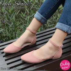 sepatu flat tali warna salem