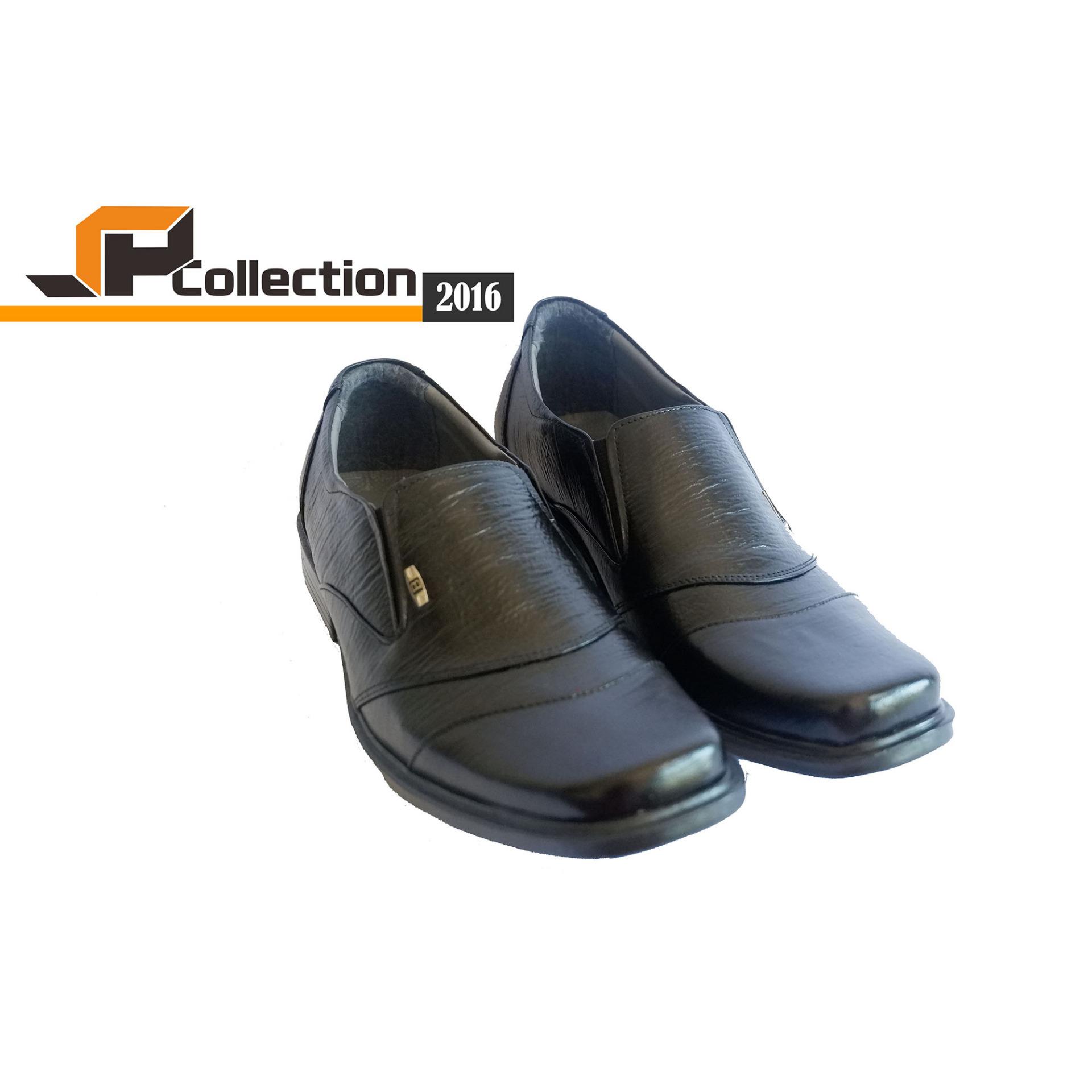 SPATOO Sepatu Pria 2016 - Hitam / Sepatu Pria Kulit / Sepatu Pantofel Kulit Asli / Sepatu Kulit Pria Slip On / Sepatu Kulit Asli / Sepatu Kerja Kulit Pria / Sepatu Pria Formal Kulit Asli / Sepatu Pria Murah
