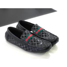 Sepatu Formal Casual GUCI Pria Slip On Gucci Kulit Sintetis (Lokal) Bandung