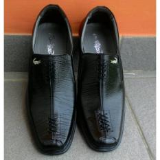 Sepatu formal Pantofel pria Kulit Sapi Asli Garut Zigzag
