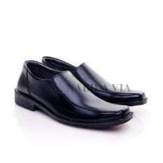 Sepatu Formal Pria / Wanita Untuk Kerja Kantor Kulit Sintetis - Black