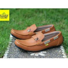 Sepatu Formal Slip-on Casual Pria Model Terbaru - COUNTRY BOOTS GLAREOLA - Tan