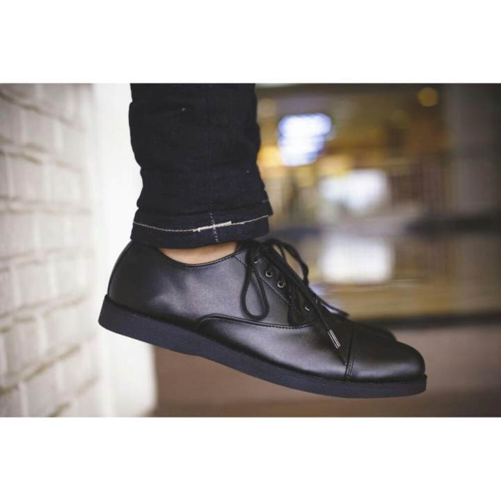 Sepatu formal volkerfootwear/ oxport black  Lazada Indonesia