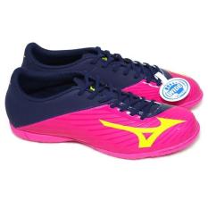 Sepatu Futsal MIZUNO BASARA Original PINK GLO NAVY