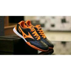 Sepatu Futsal Mizuno Hitam List Orange Murah Eceran Dan Grosir