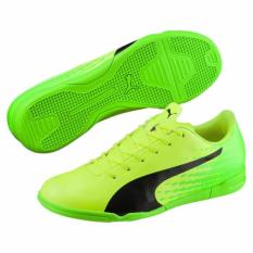 Sepatu Futsal Puma EvoSpeed 17.5 IT Yellow Green 104027 01