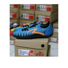 SEPATU FUTSAL SPECS CYANIDE WILDCAT IN BLACK/MOLLUSET GREEN/M.ORANGE