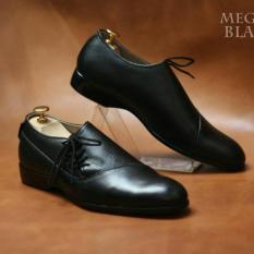 Sepatu Kerja Formal Kulit Asli Pantopel Pria Branded - CEVANY MEGAN - Black