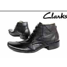 Sepatu Kerja Kantor Pria Clarks Pantofel Kulit