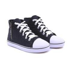 Sepatu Kets Anak Laki-Laki Cowok Warna Hitam Toddler T 5044 TR