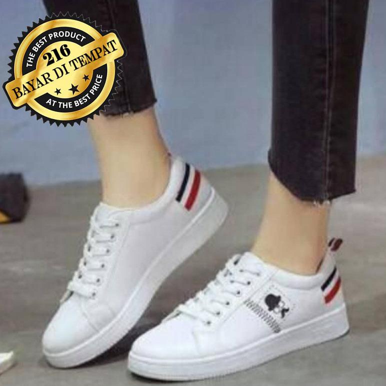 Sepatu Kets sneakers Wanita Poxing Kumis - Sepatu Santai - Sepatu Sekolah