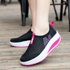 Sepatu Kets Wedges JR19 Hitam