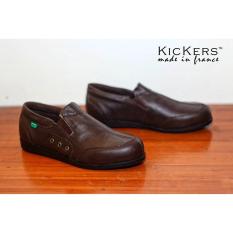 Sepatu Kickers Casual Formal Murah Kulit Asli Kantoran Kerja Cowok VN2