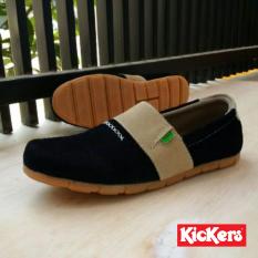 Sepatu Kickers Casual Oliver Slipon Suede