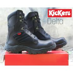 Sepatu Kickers High Delta Safety Boots Ujung Besi Tracking Touring Motor Adventure Gurun Sepatu Outdoor Pdl Delta (Lokal)