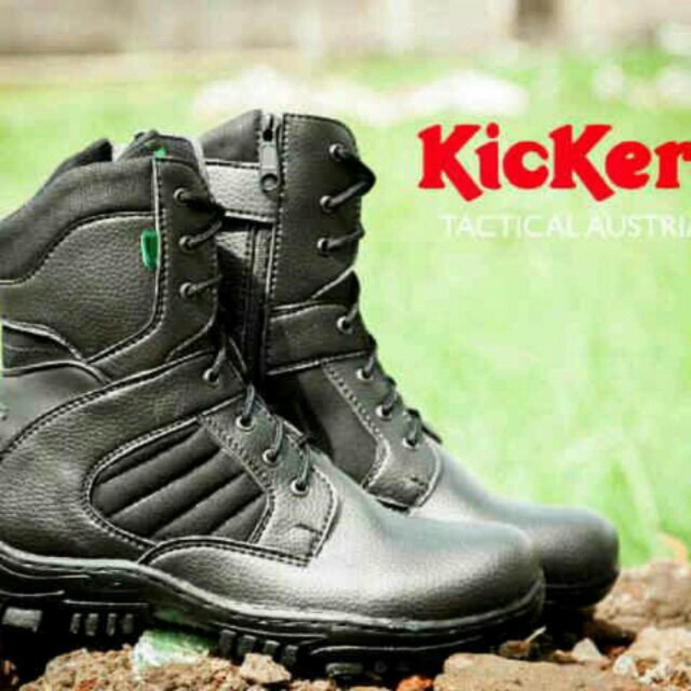 sepatu Kickers Safety Boot PDL - PDH Hiking touring lapangan polisi