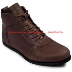 Sepatu Kulit Boots Pria Aerudite Bradleys - coklat - Sekelas Brodo
