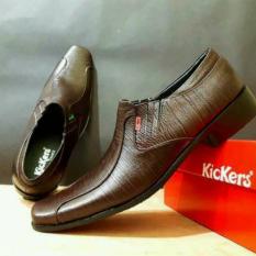 Sepatu Kulit Kickers Pantofel Formal Baru