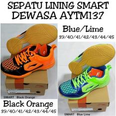 Sepatu Lining SMART AYTM137 Dewasa BADMINTON SHOES MURAH DISKON OBRAL SALE JUAL PERLENGKAPAN BULUTANGKIS ADHA SPORT