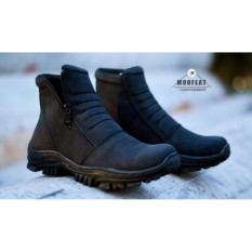 Sepatu Moofeat Elastico Safety Boots Leather