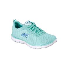 Sepatu Olahraga Wanita|Sepatu Senam Murah|Sepatu Skechers Ori|Sepatu Fitness Cewe|Sepatu Skechers Murah|Skechers Flex Appeal 2.0 Newsmaker-12775TURQ