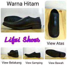 Sepatu Pantofel Kerja Formal Casual Pria Jepang Korea Hitam Black Ukuran Super Besar Big Size jumbo 43 44 45