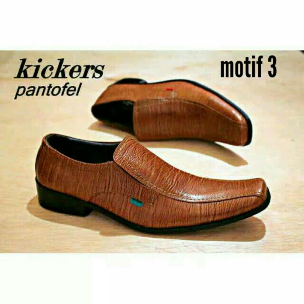 Kickers - sepatu pantofel kulit pria kickers 100 % asli formal dinas kantor