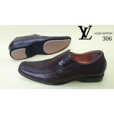 SEPATU PANTOFEL PRIA KULIT ASLI SEPATU KANTOR KERJA FORMAL Louis Vuitton ORIGINAL BERKUALITAS 5