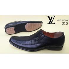 SEPATU PANTOFEL PRIA KULIT ASLI SEPATU KANTOR KERJA FORMAL Louis Vuitton ORIGINAL BERKUALITAS 6
