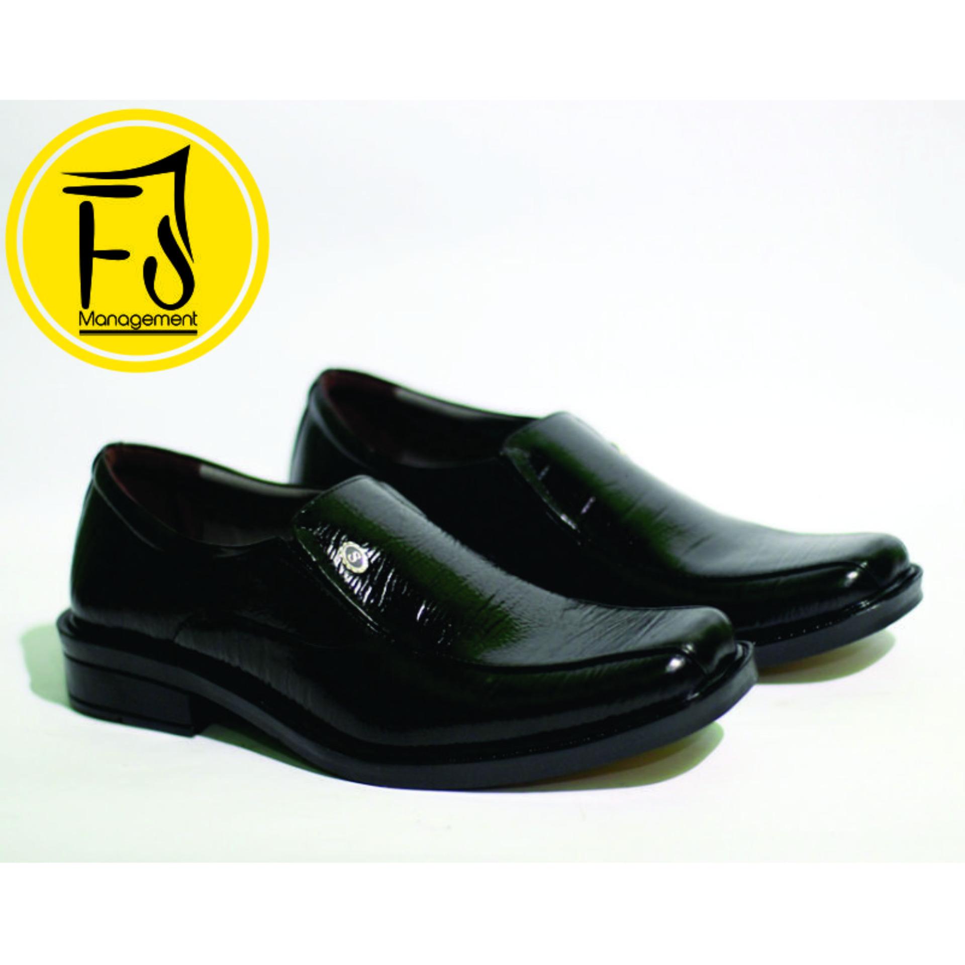 Sepatu Pantofel Pria Model Crocodille Asli Kulit Sapi Formal Kerja Kantor M175