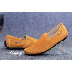 Sepatu Pantofel Slip on Pria / Kulit Sapi Suede Premium -Kantor Kerja Pesta 902HT Cevany - Kickers - Bally - Crocodile