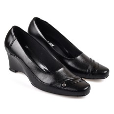 Sepatu Pantofel Wanita / Sepatu Kulit / Resmi / Formal / Kerja Hncx691 Hitam