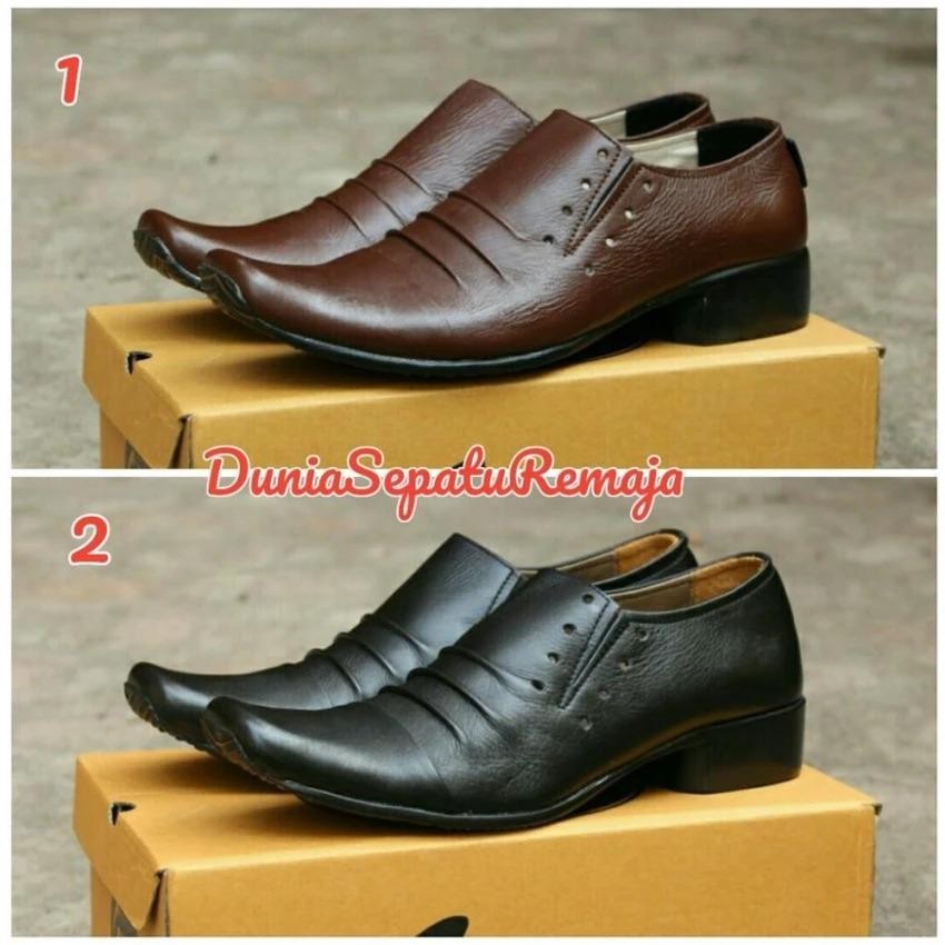 SEPATU PANTOPEL Pria KULIT ASLI Sepatu Pantofel KERJA Formal Kantor Slip On CEVANY SNEAKERS 69