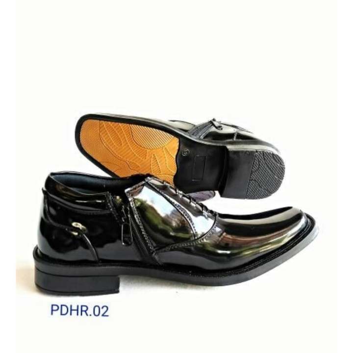 Sepatu Pdh Mengkilap Seri R-02 Merk D24 Standar Polri Best