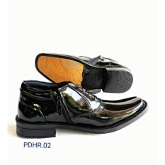 Sepatu Pdh Mengkilap Seri R-02 Merk D24| Standar Polri | Best Seller | Super Murah