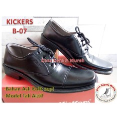 Sepatu PDH Merk Kicker seri B-07 Kulit Asli-Harga Promo Super Murah