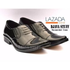 DJAVA STUFF SEPATU PDH P.04 TNI POLRI SECURITY ASLI KULIT KILAP
