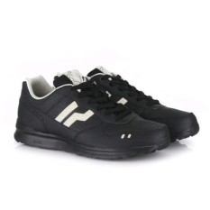 Sepatu Piero Casual Jogger Coal - Black Off White
